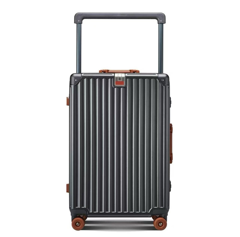Wide handle luggage bag